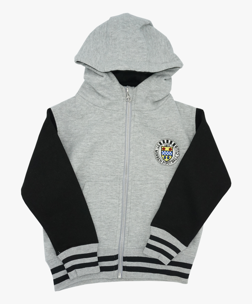 Junior Grey/black Hoodie - Hoodie, HD Png Download, Free Download