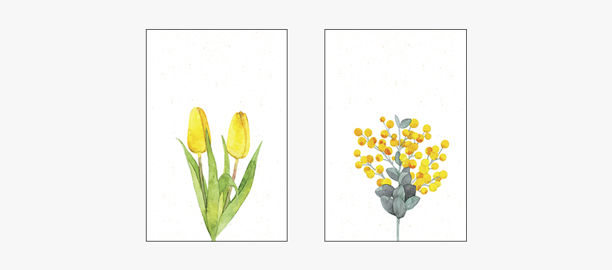 Simple Yellow Flower Png, Transparent Png, Free Download