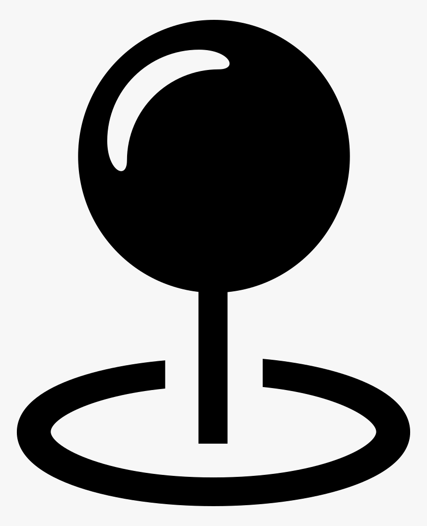 Si Glyph Pin Location - Symbol Location Pin Silhouette, HD Png Download, Free Download