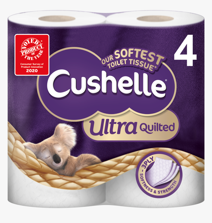Cushelle Ultra Quilted - Cushelle Toilet Roll, HD Png Download, Free Download