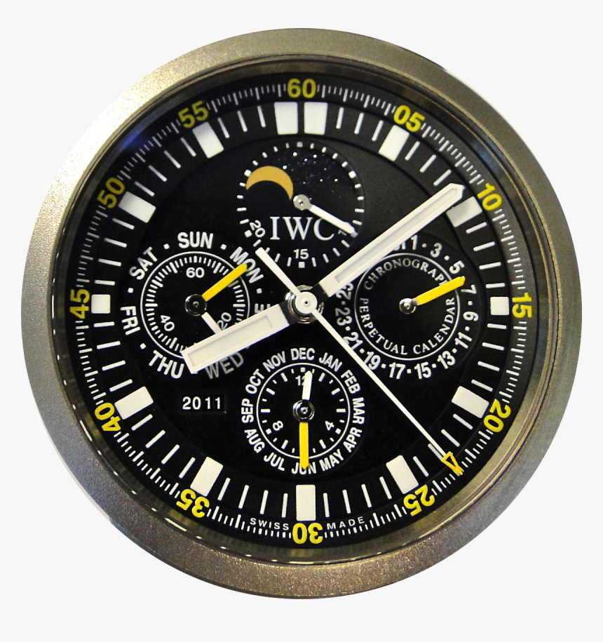 As You Can See, This Watch Has Lots Of Hands - Iwc Gst Perpetual Titanium, HD Png Download, Free Download