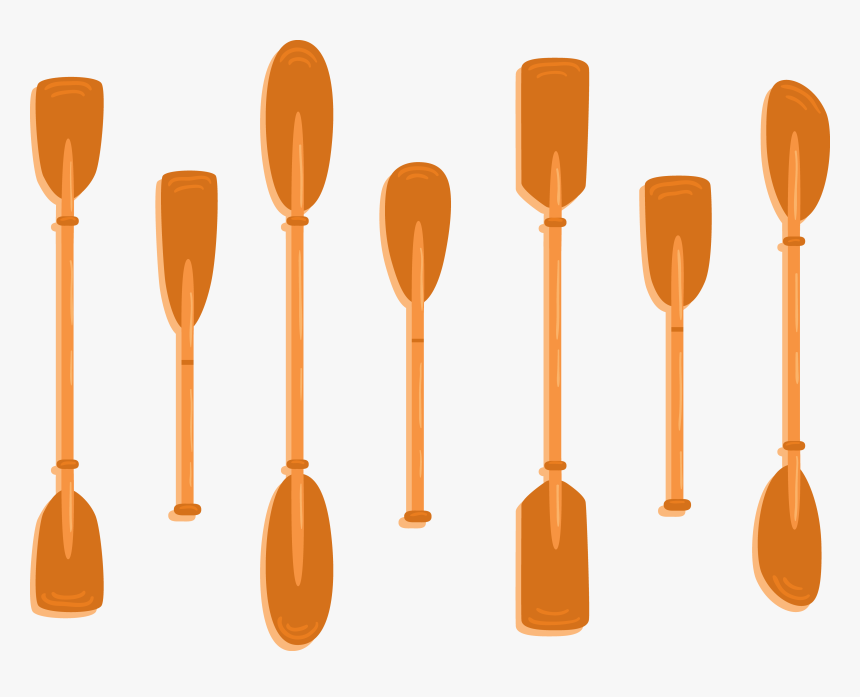 Fork Clipart Wooden Spoon - Png Oar Illustration, Transparent Png, Free Download