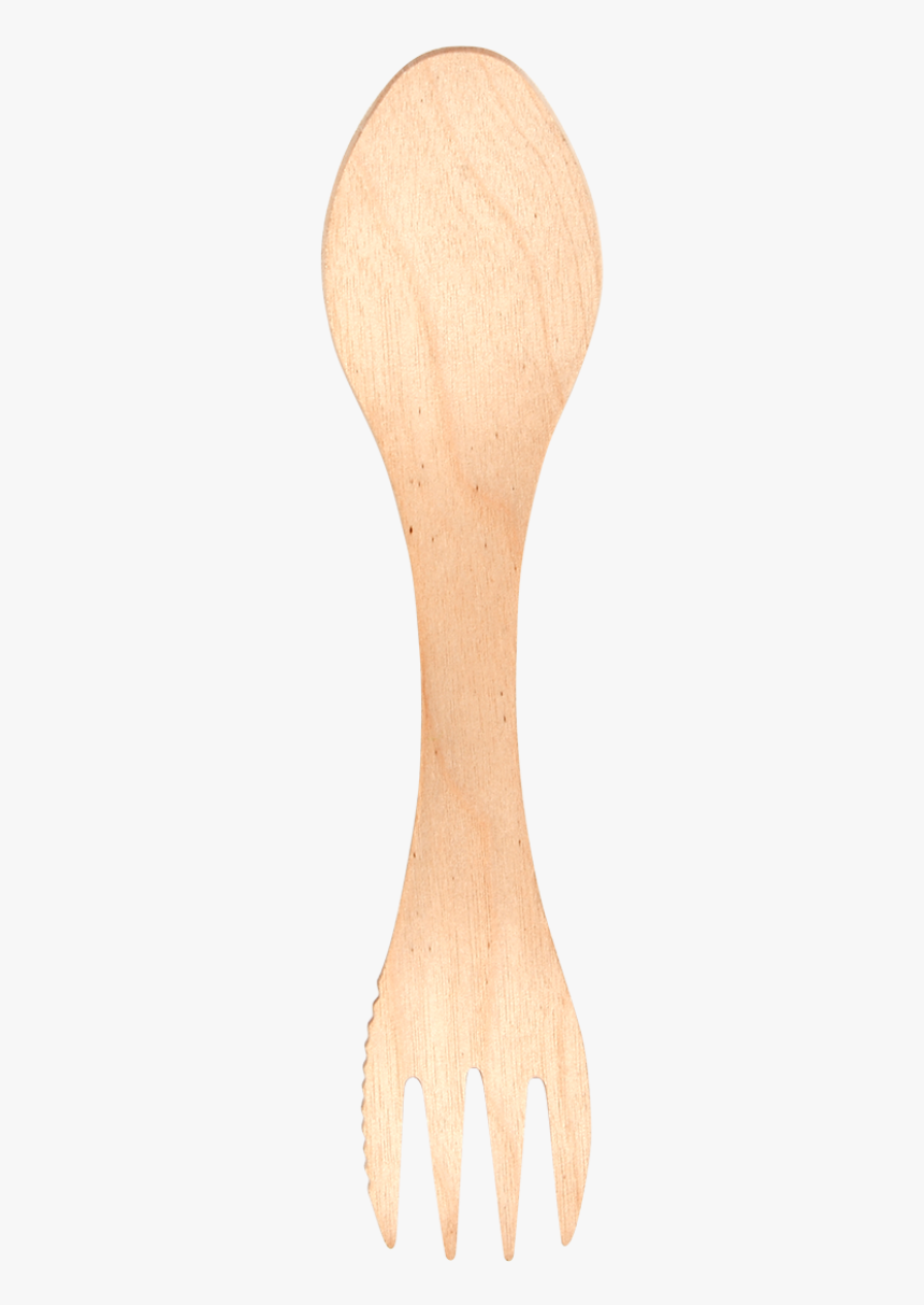 Wooden Disposable 3-1 Cutlery Set Of - Wooden Spoon, HD Png Download, Free Download