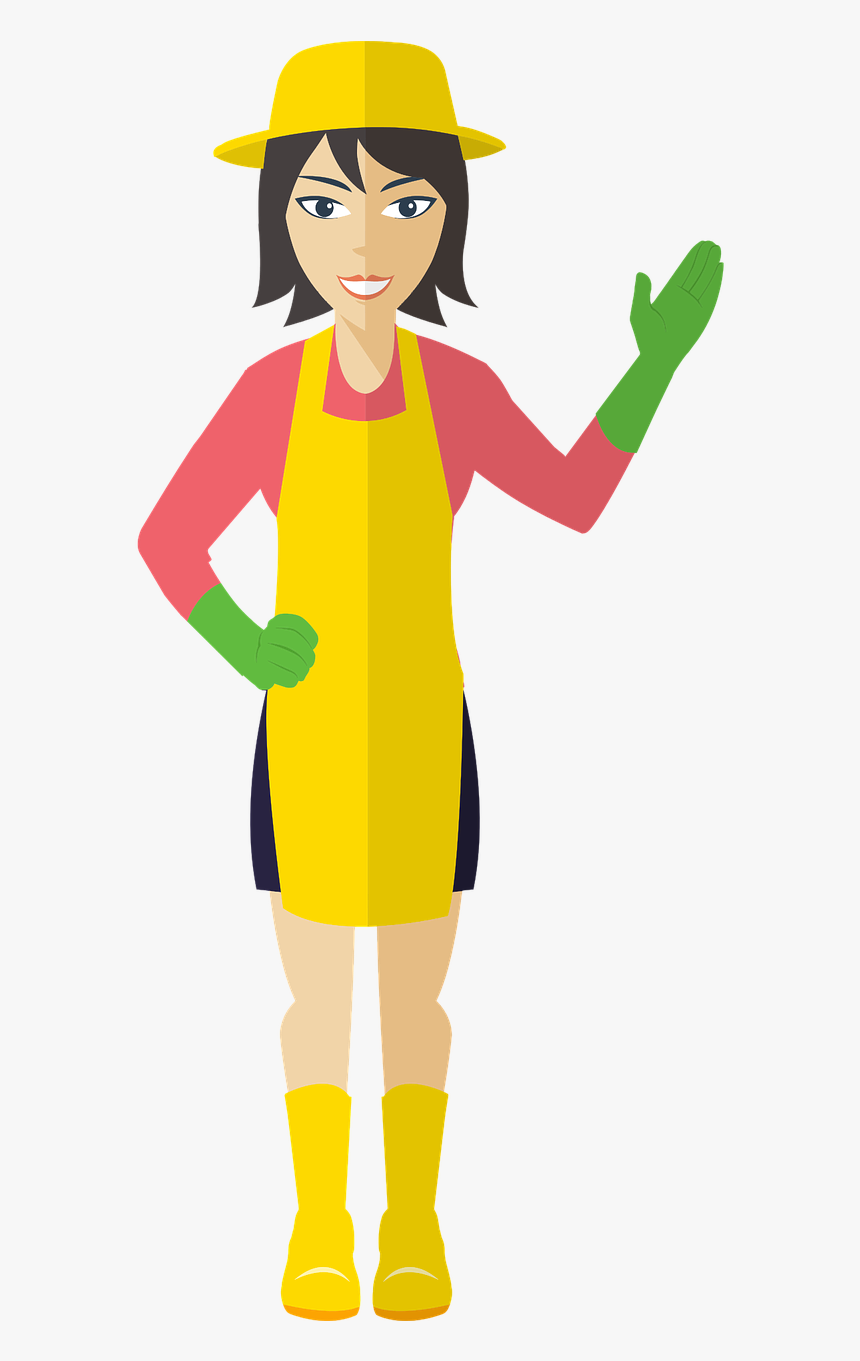 Woman Gardening Clipart Png, Transparent Png, Free Download