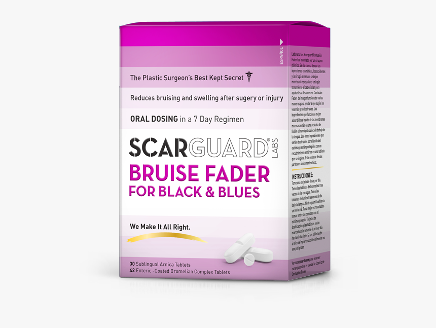 Scarguard Bruise Fader Tablets (600x600), Png Download, Transparent Png, Free Download