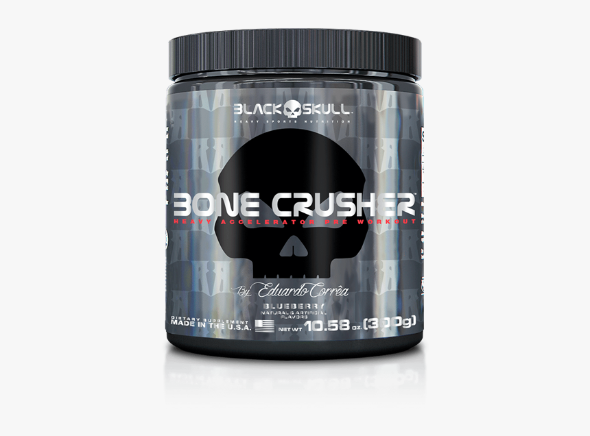 Bone Crusher - Black Skull - Bone Black Skull Png, Transparent Png, Free Download