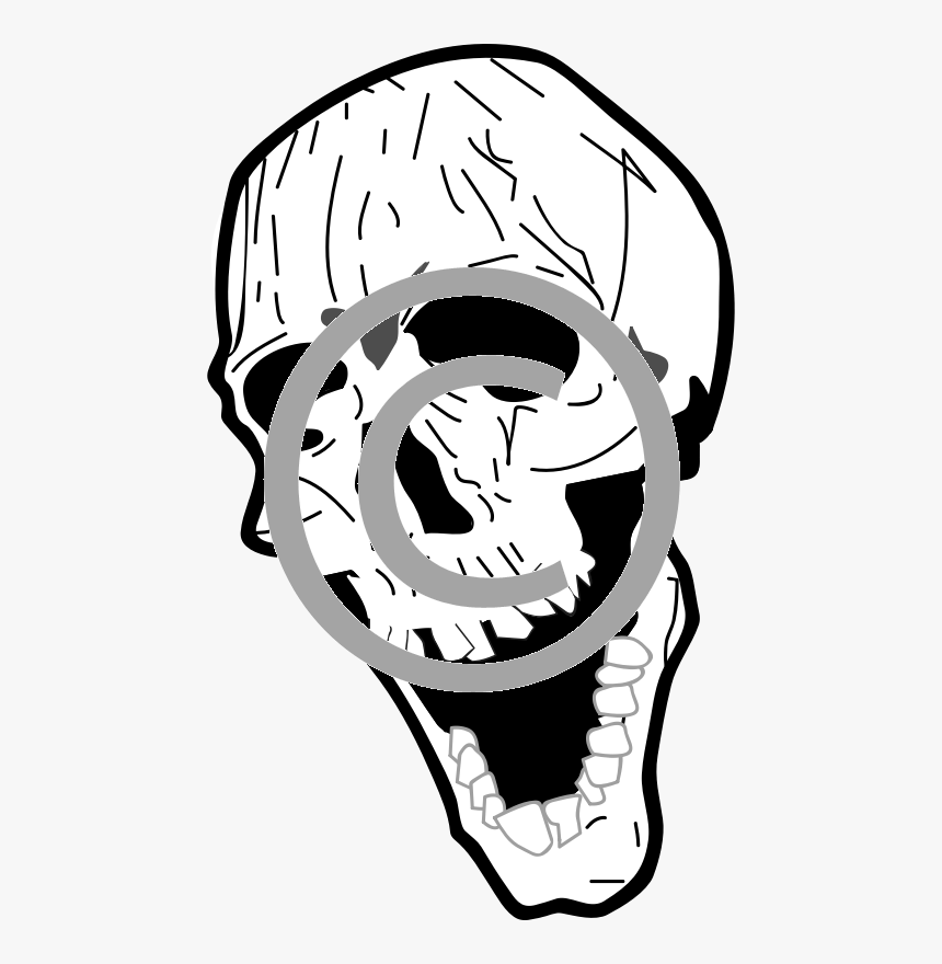 Open Mouth Skull Clipart, HD Png Download, Free Download