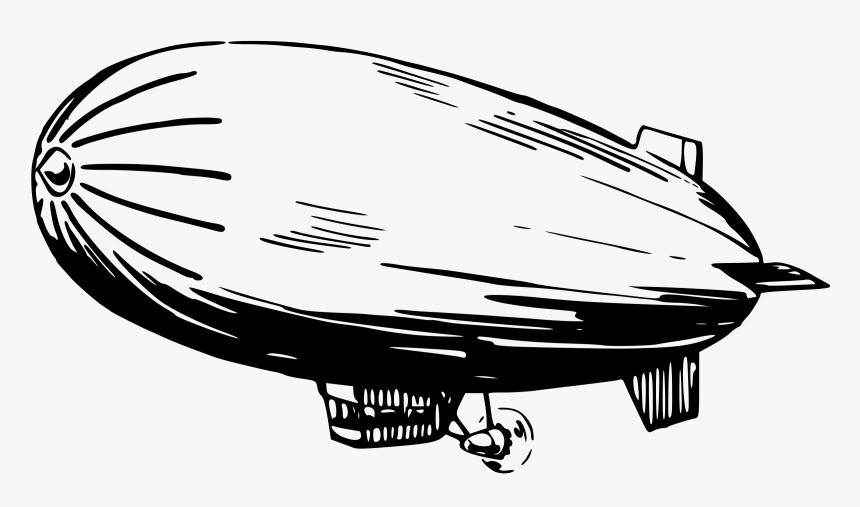 This Free Icons Png Design Of Blimp 2 , Png Download - Blimp Clip Art, Transparent Png, Free Download