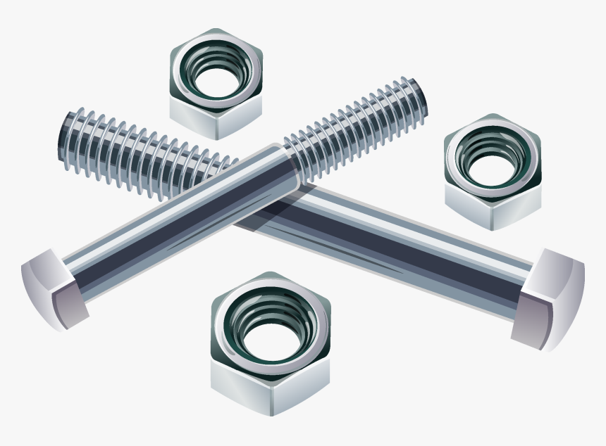 Graphic Download Nut Screw Stainless Steel Fastener - Vector Screw, HD Png Download, Free Download