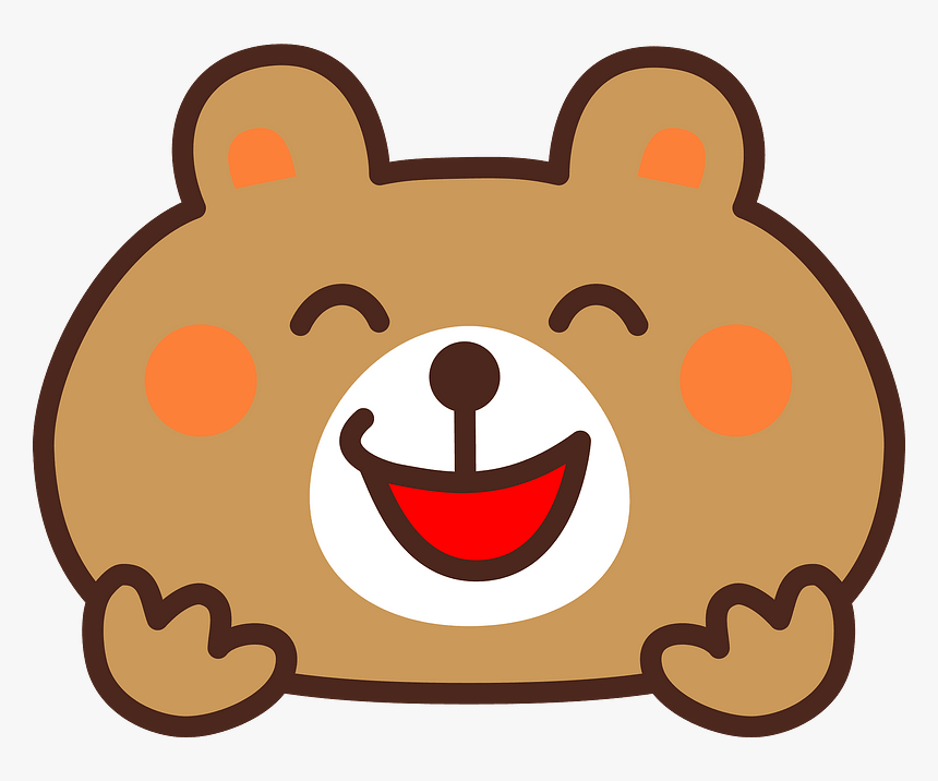 Bear Animal Laugh Clipart - Bears, HD Png Download, Free Download
