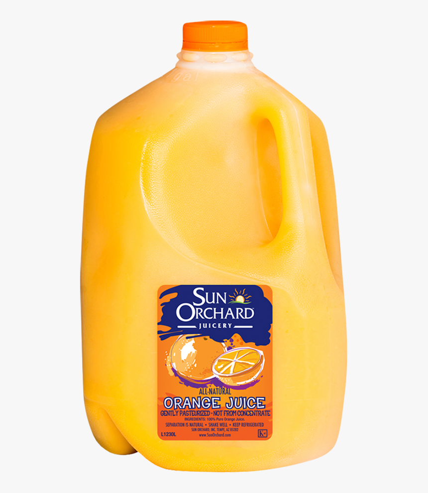 100% Orange Juice 1gl - Orange Juice, HD Png Download, Free Download