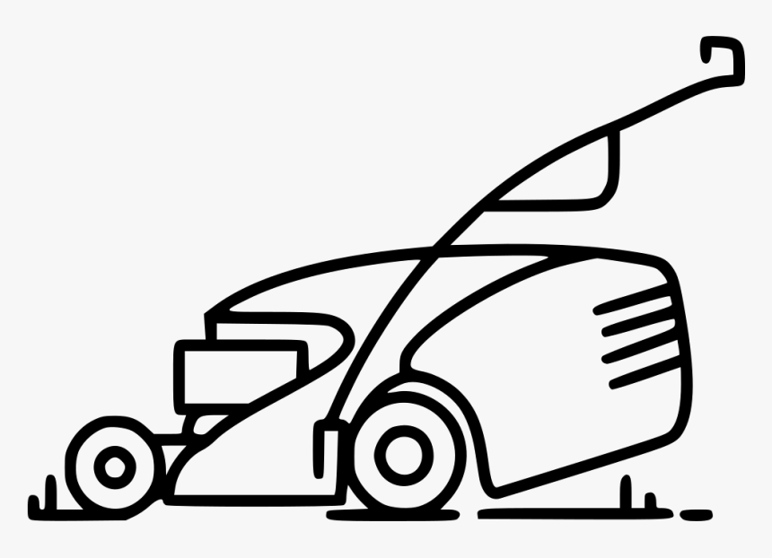 Lawnmower - Lawn Mower Side View, HD Png Download, Free Download