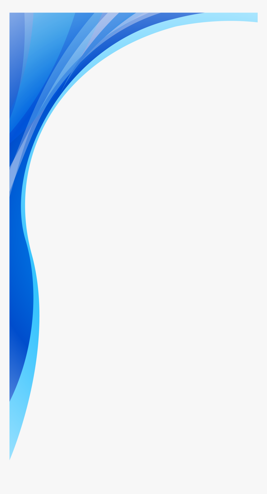 Blue Gradient Png - Blue Arch Lines Png, Transparent Png, Free Download