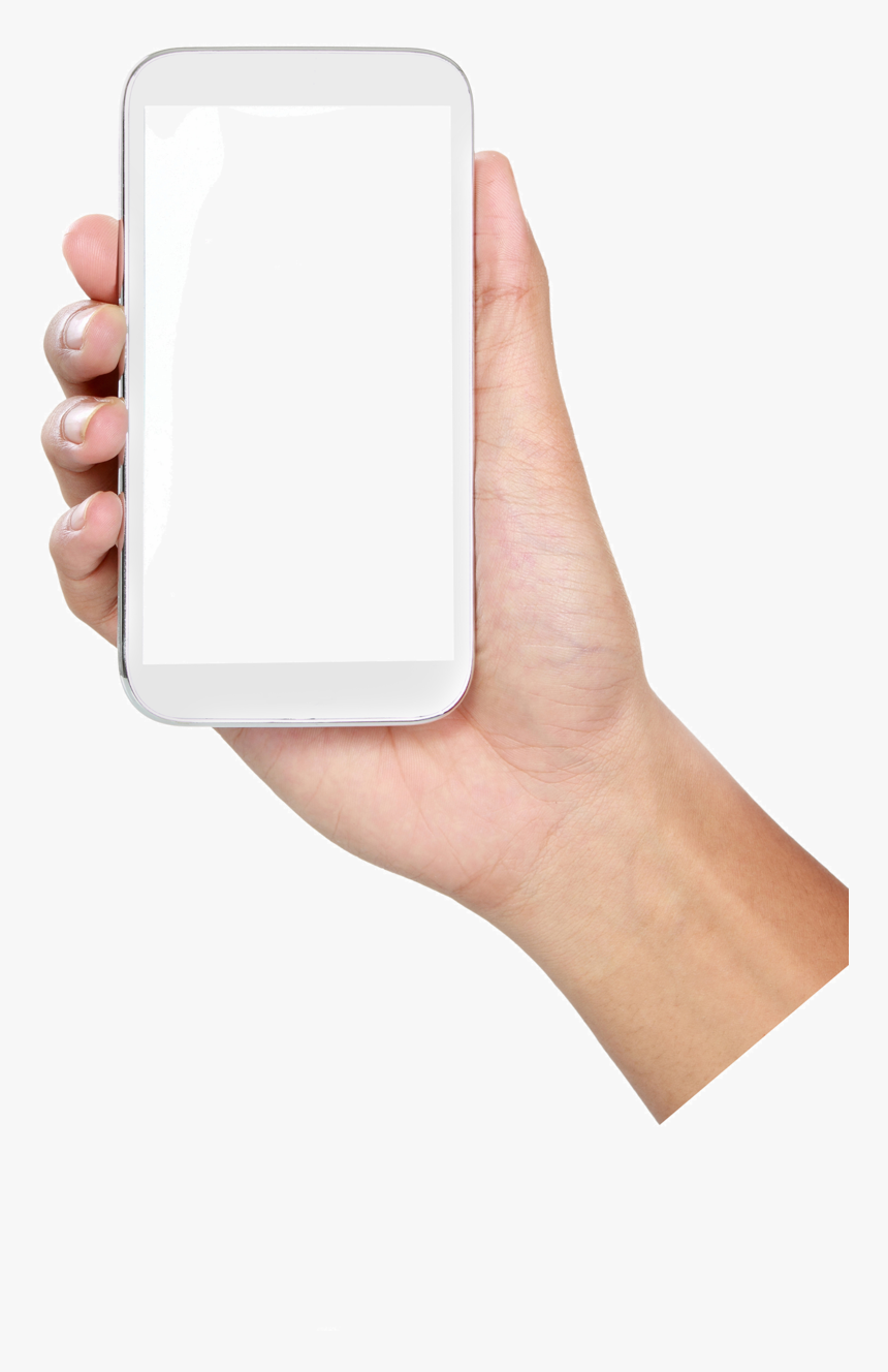 Package Mobile App Phone Cell Application Holding - Hand With Mobile Png, Transparent Png, Free Download