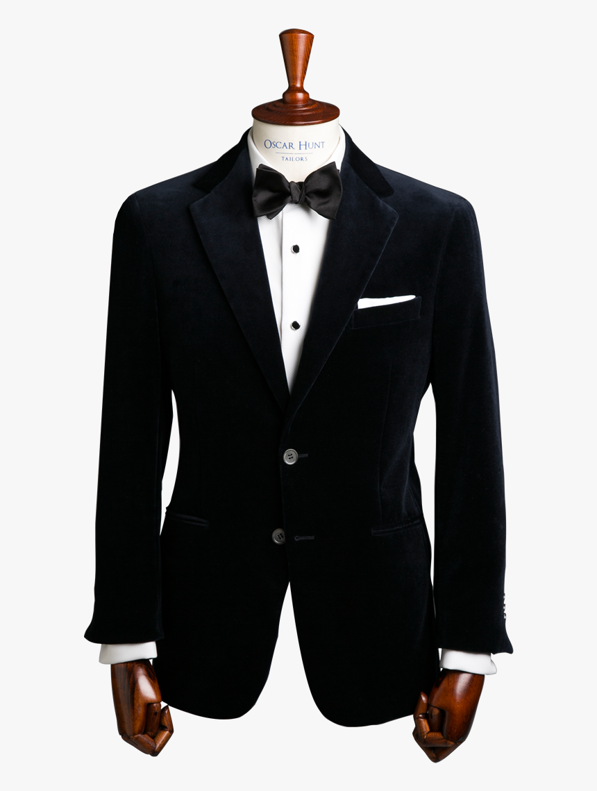 Midnight Navy Velvet Jacket - Institchu Black Tuxedo, HD Png Download, Free Download