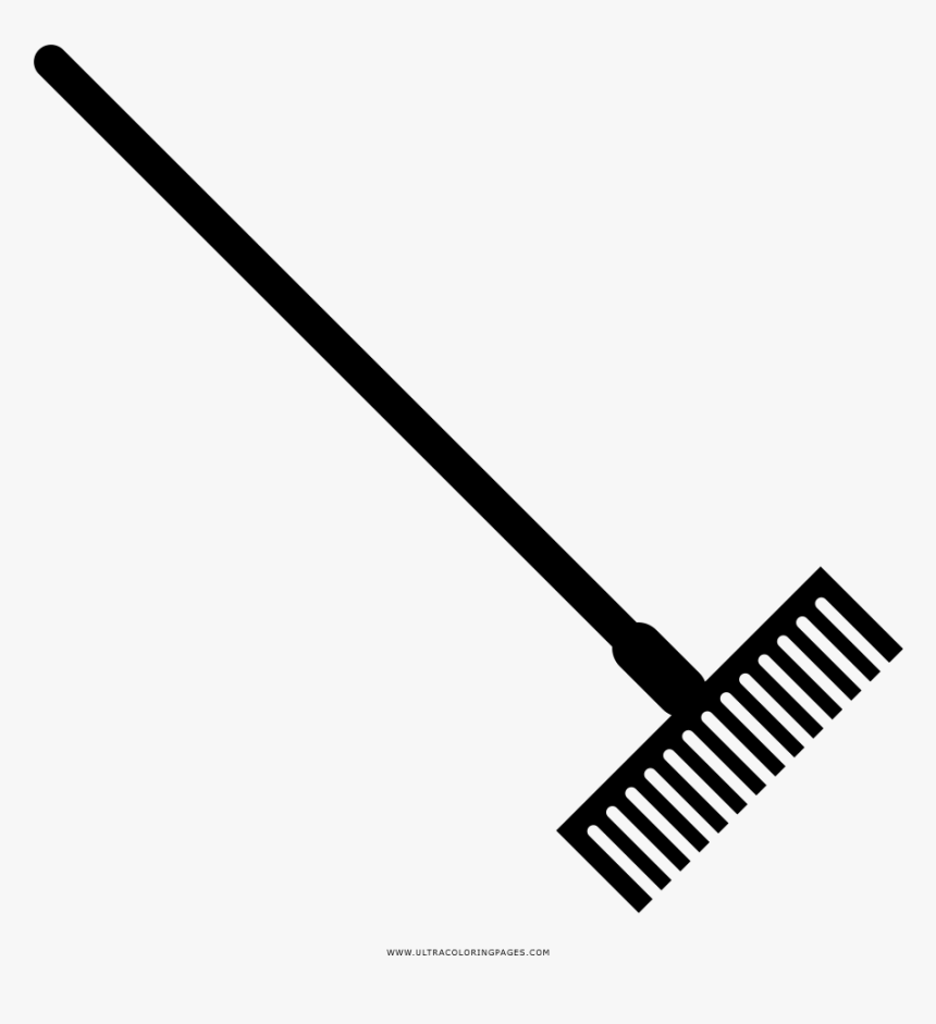 Rake Coloring Page - Rastrello Png, Transparent Png, Free Download