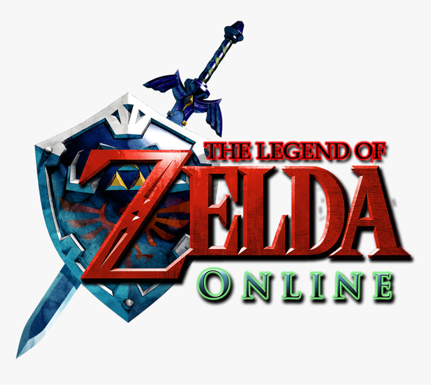 The Legend Of Zelda Logo Png Transparent Photo - Master Sword And Shield Botw, Png Download, Free Download