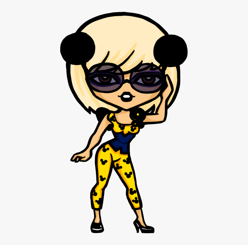 Dorinda Clip Lady Gaga - Lady Gaga Cartoon Png, Transparent Png, Free Download