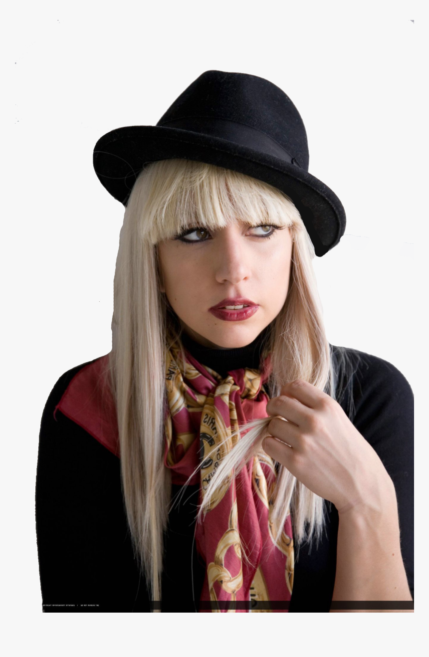 01, 02, 03, - Lady Gaga Fedora, HD Png Download, Free Download