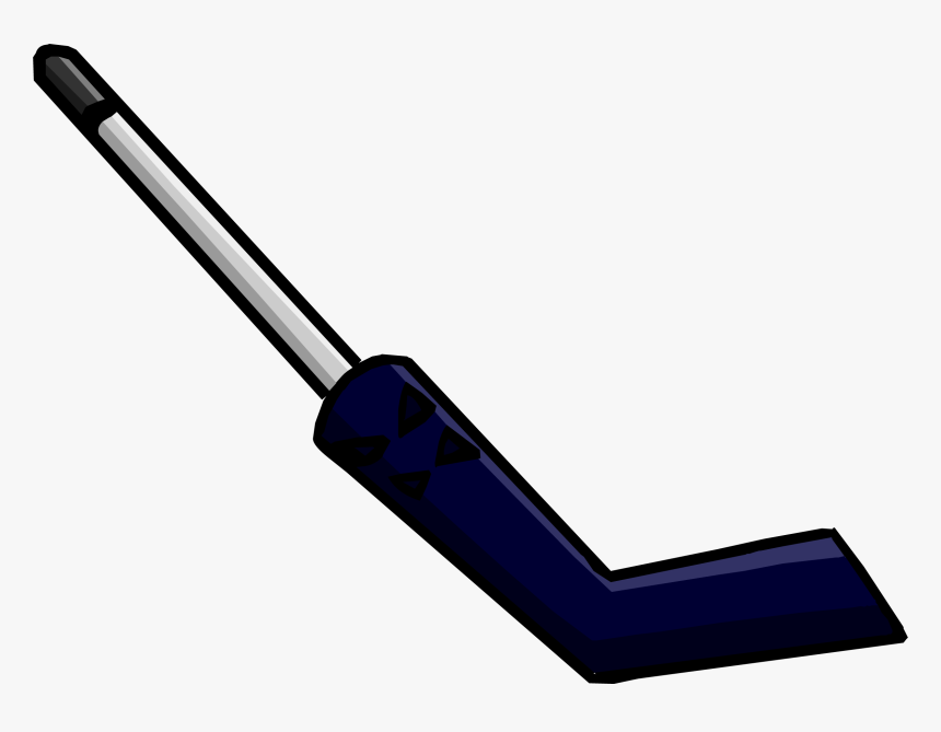 Club Penguin Rewritten Wiki - Goalie Hockey Stick Clipart, HD Png Download, Free Download
