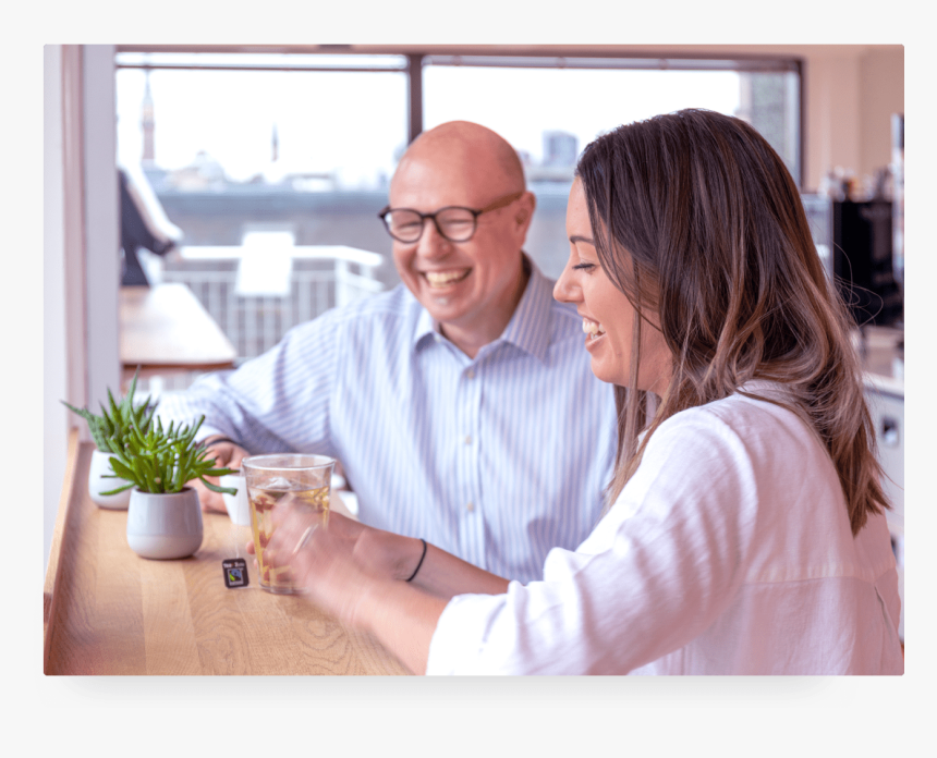 Photo Of Trustpilot Employees Sitting And Talking In - Houseplant, HD Png Download, Free Download