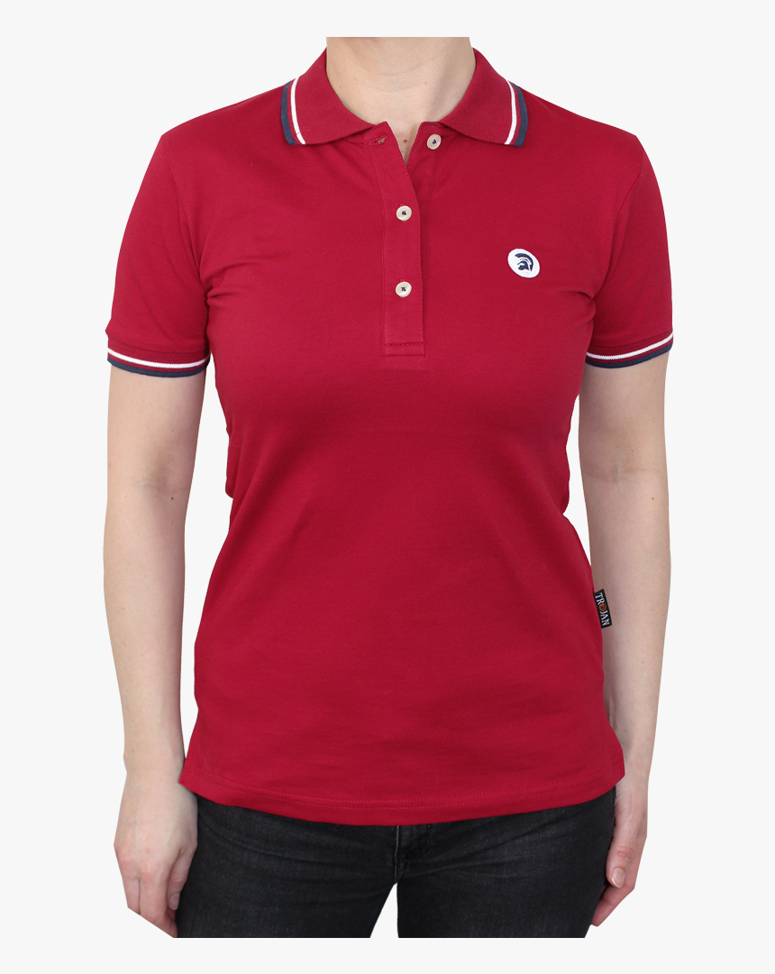 red polo shirt ladies