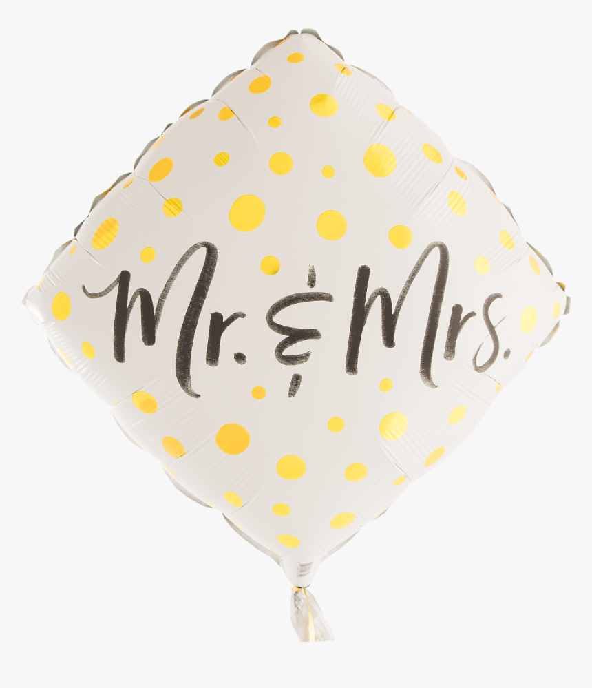 Mr & Mrs Gold Dots - Balloon, HD Png Download, Free Download