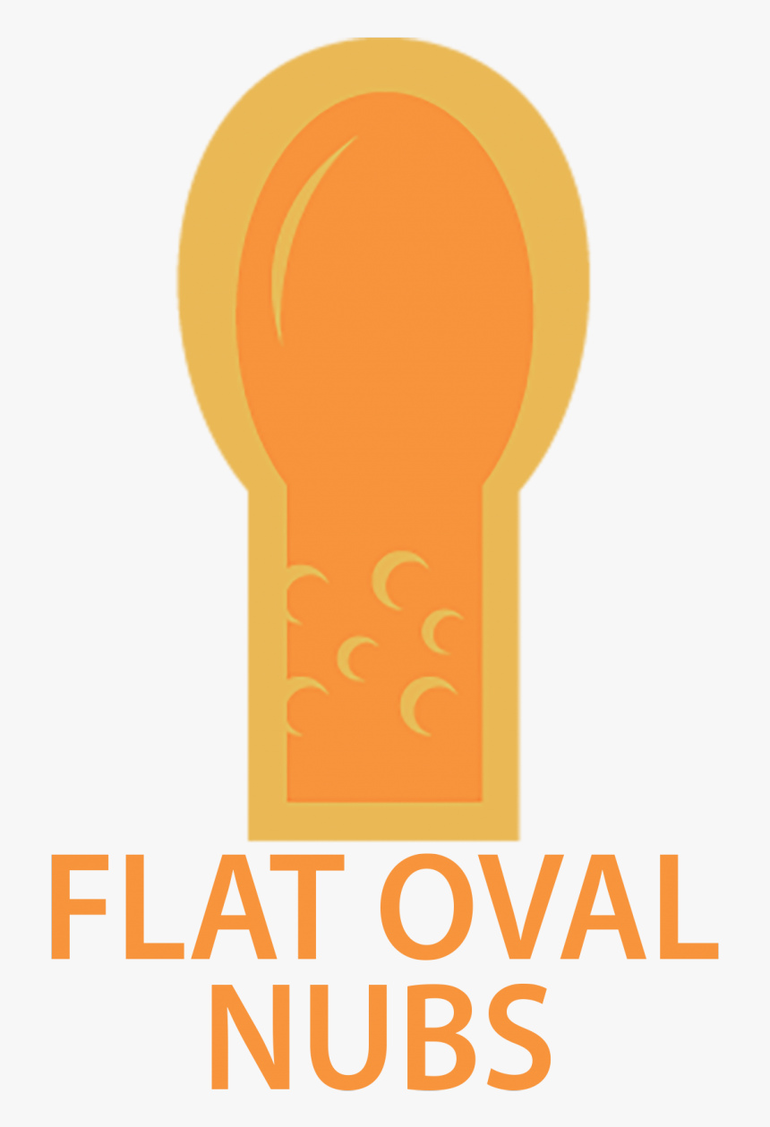 Flat Oval Pacifier With Nubs - Poster, HD Png Download, Free Download