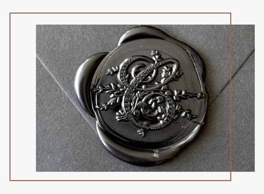 Black Wax Seal , Png Download - Black Wax Seal Letter, Transparent Png, Free Download