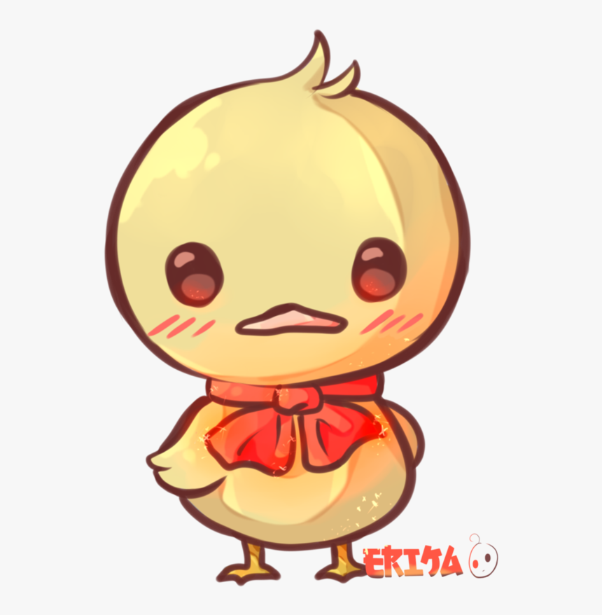 Drawing Transparent Kawaii - Cute Baby Duck Drawing, HD Png Download, Free Download