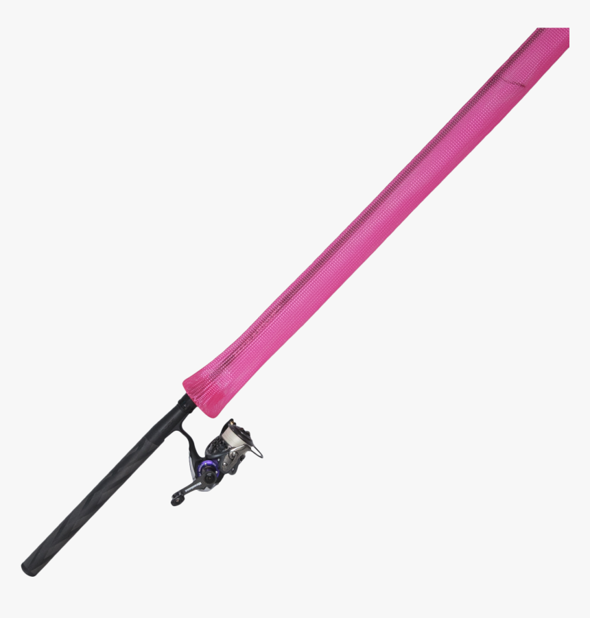 Neon Pink Fishing Rod Sock 5ft To 7ft Class= - Ski, HD Png Download -  kindpng