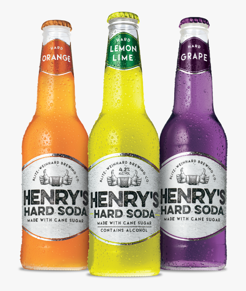 Henrys Hard Soda Bottles, HD Png Download, Free Download