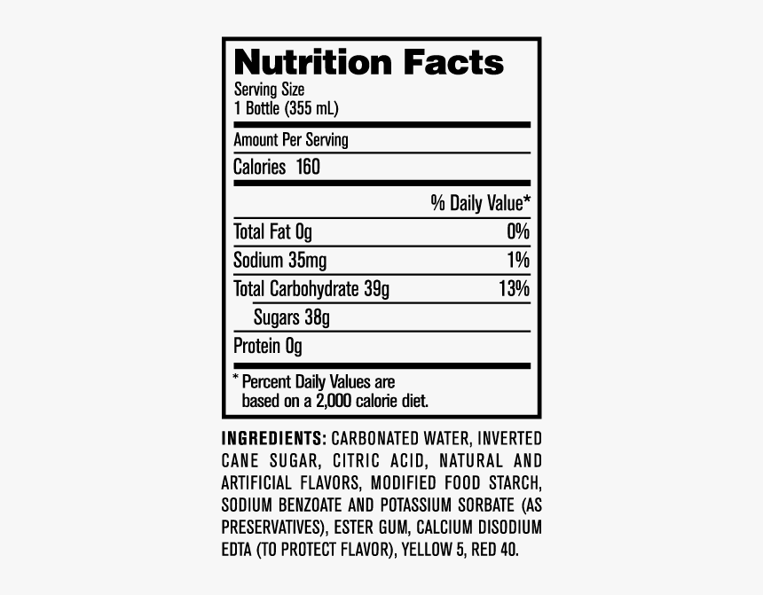12-pack Jones Orange & Cream Cane Sugar Soda - Nutrition Facts, HD Png Download, Free Download