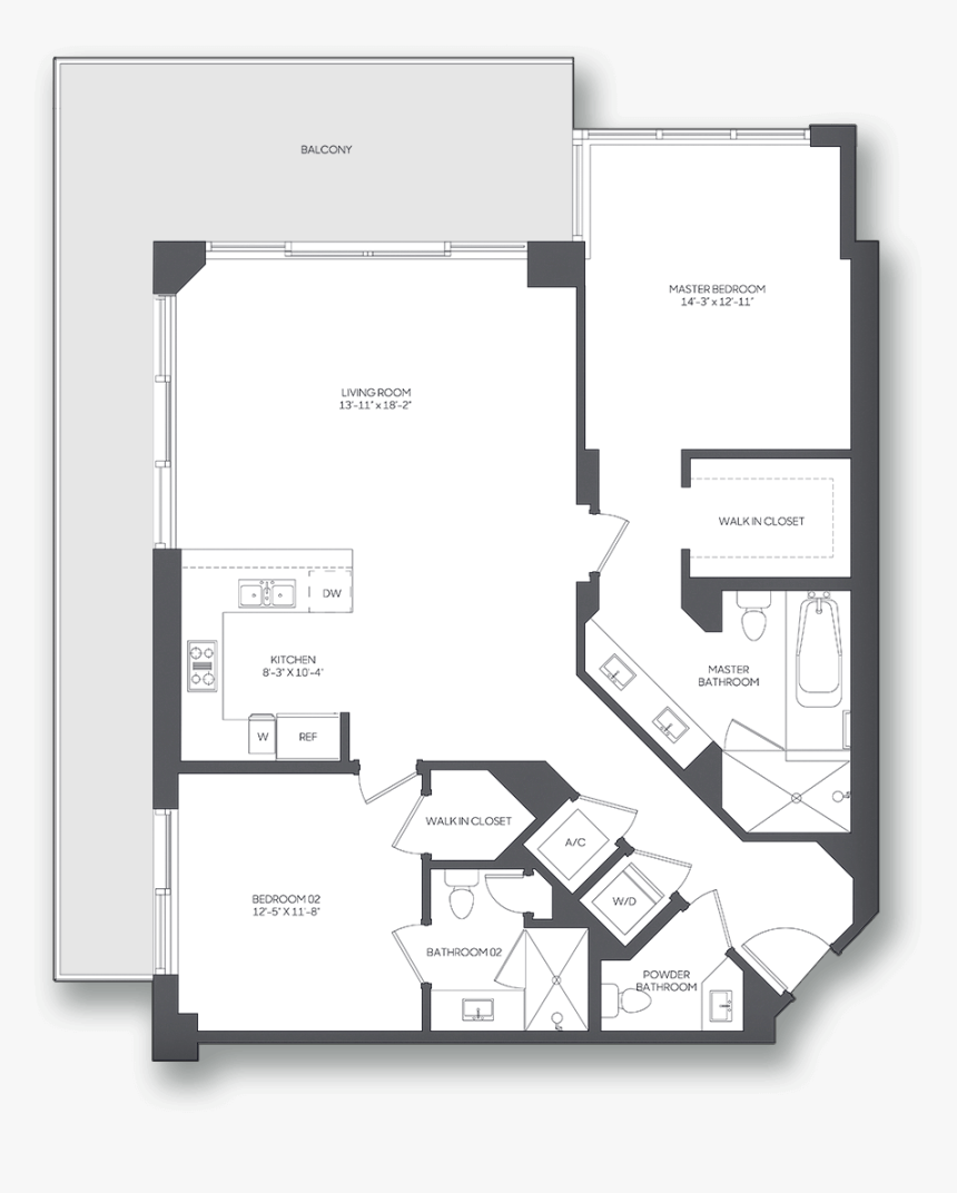 North Arrow Architecture - Floor Plan, HD Png Download, Free Download