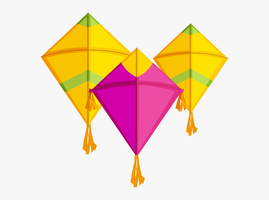 Transparent Makar Sankranti Line Kite Triangle For - Makar Sankranti Image Png, Png Download, Free Download