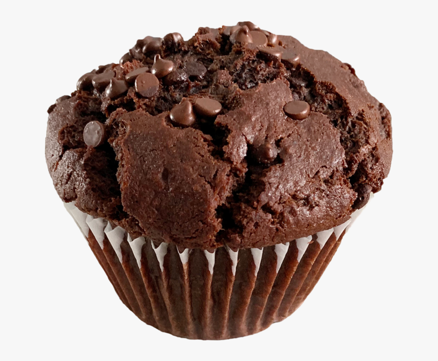 Double Chocolate Chip Muffin - Chocolate, HD Png Download, Free Download