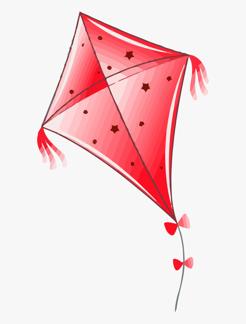 Transparent Makar Sankranti Kite Red Sport Kite For - Umbrella, HD Png Download, Free Download