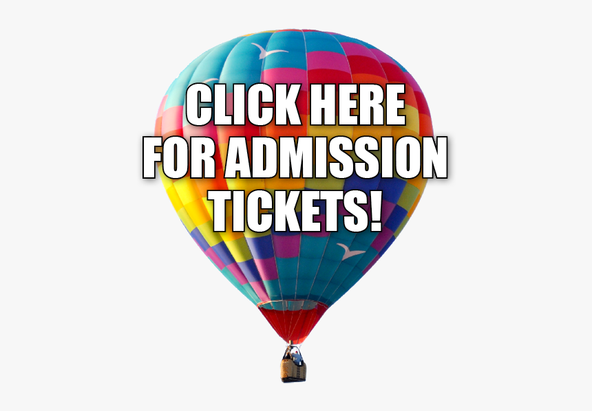 Admissionticketsbutton - Hot Air Balloon, HD Png Download, Free Download