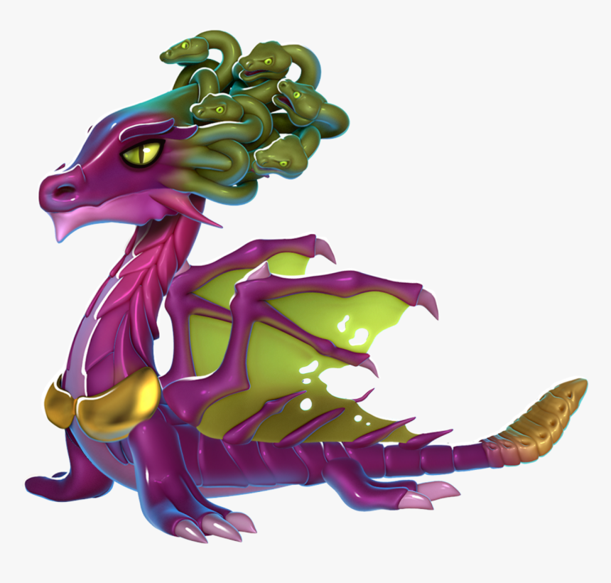 Dragon Mania Legends Divine Clipart , Png Download - Dragon Mania Legends Medusa Dragon, Transparent Png, Free Download