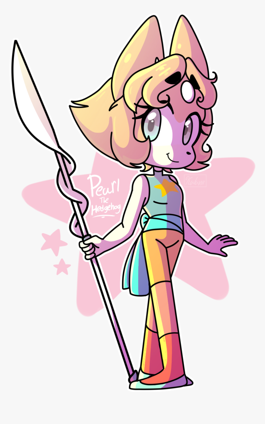 Made A Sonic Version Of Pearl From Steven Universe - Cartoon, HD Png Download, Free Download