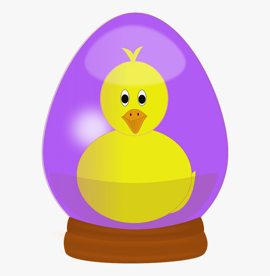 Chick In Easter Egg Globe Clipart - Easter Egg, HD Png Download, Free Download