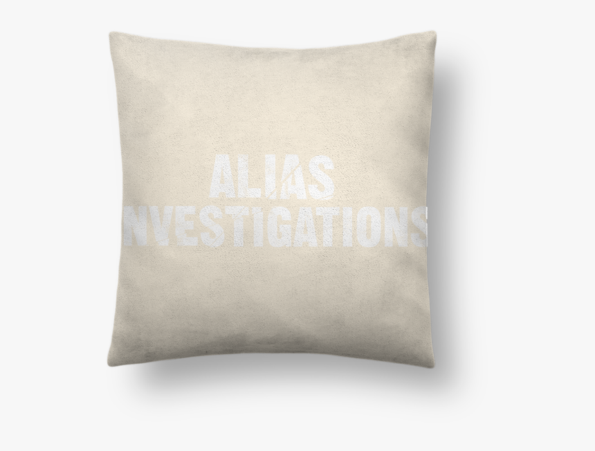 Coussin Toucher Peau De Pêche 41 X 41 Cm Alias Investigation - Throw Pillow, HD Png Download, Free Download