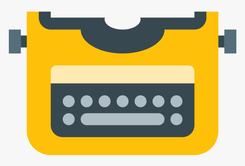 Typewriter Without Paper Icon - Icons Of Typewriter Png, Transparent Png, Free Download