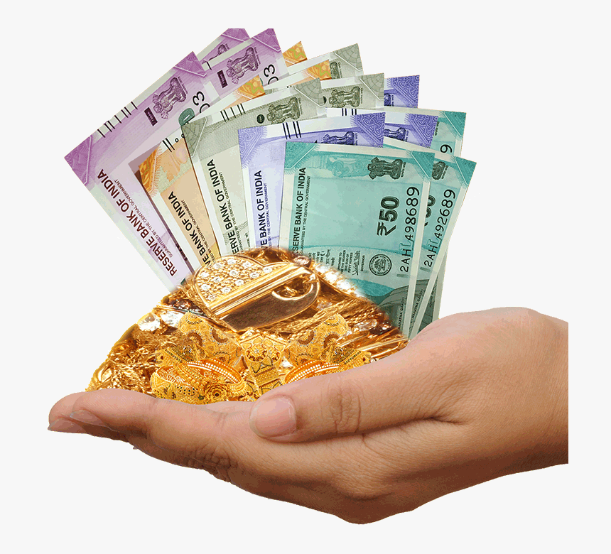 Money Gold Hand Png, Transparent Png - kindpng