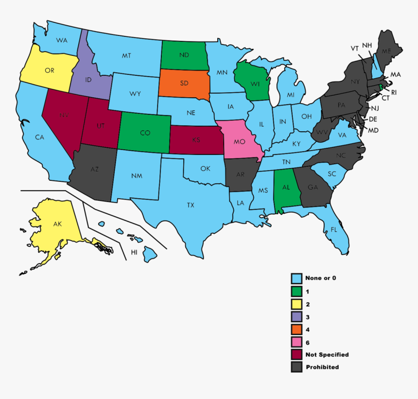 Red State Blue State Map, HD Png Download, Free Download