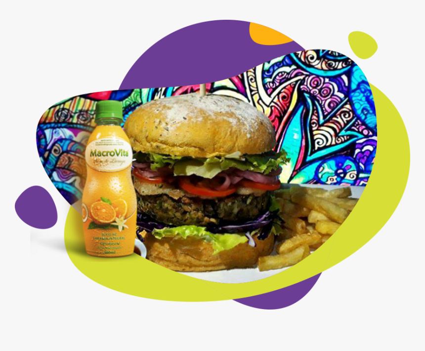 Monte O Veg Veg Burger Do Seu Jeito - Fast Food, HD Png Download, Free Download