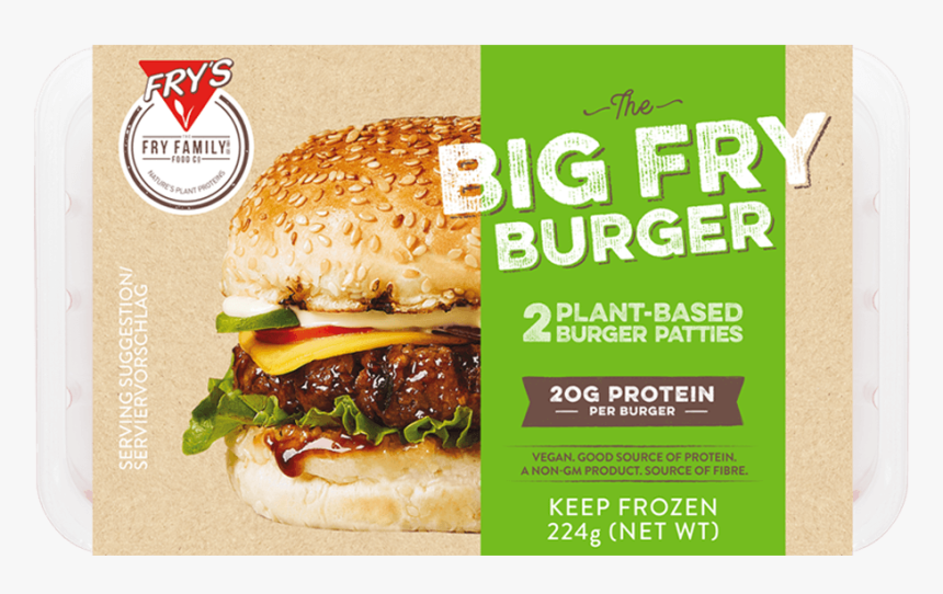 Fry's Beyond Meat Burger, HD Png Download, Free Download