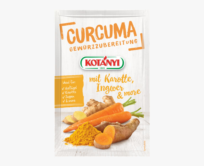 Kotányi Curcuma Mit Karotte, Ingwer & More Gewürzzubereitung - Kotányi, HD Png Download, Free Download