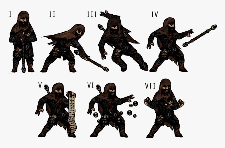 Darkest Dungeon Mod Heroes, HD Png Download, Free Download