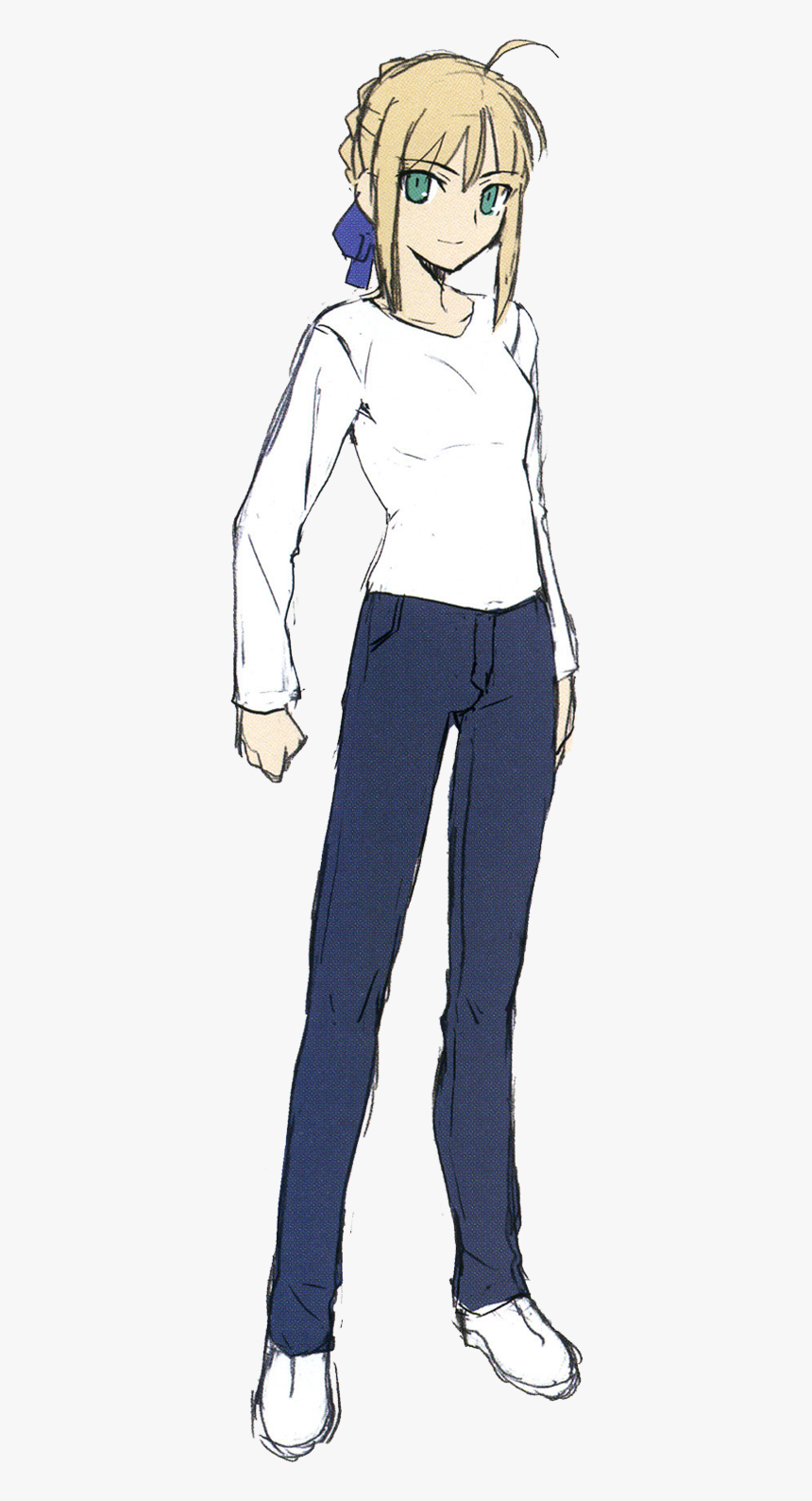 Saber New Casual - Casual Saber Fate Stay Night Png, Transparent Png, Free Download